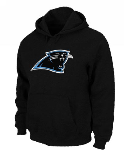 NFL Men's Nike Carolina Panthers Logo Pullover Hoodie - Black